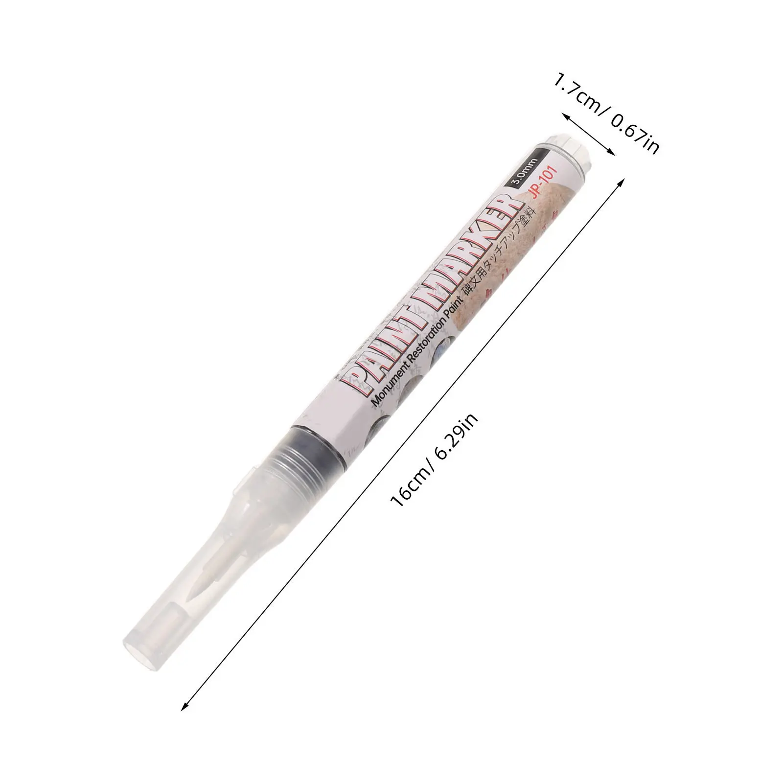 4Pcs Golden Oil Based Permanent Marker Pen Waterproof Fade Resistant Tombstone Paint Pen for Gravestone Lettering Touch Up