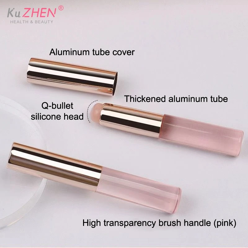 29types Silicone Lip Brush With Lid Round Head Makeup Brush Lipstick Applicator Multi-Use Mini Concealer Brush Portable Makeup 