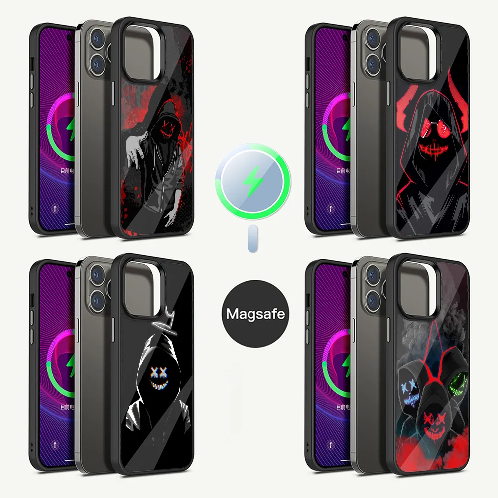 Devil B-Bad Boy Anime  Phone Case For iPhone 15,14,13,12,11,Plus,Pro,Max Mini Magsafe Magnetic Wireless Charging