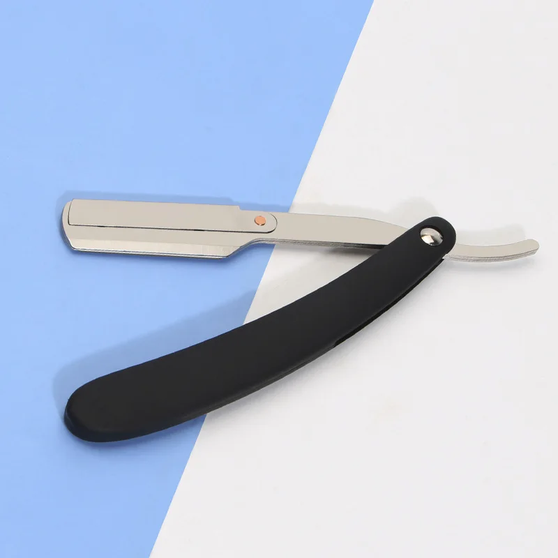 1Pcs Professional Manual Shaver Straight Edge Stainless Steel Sharp Barber Razor Shaving Beard Cutter with Blade Shaving