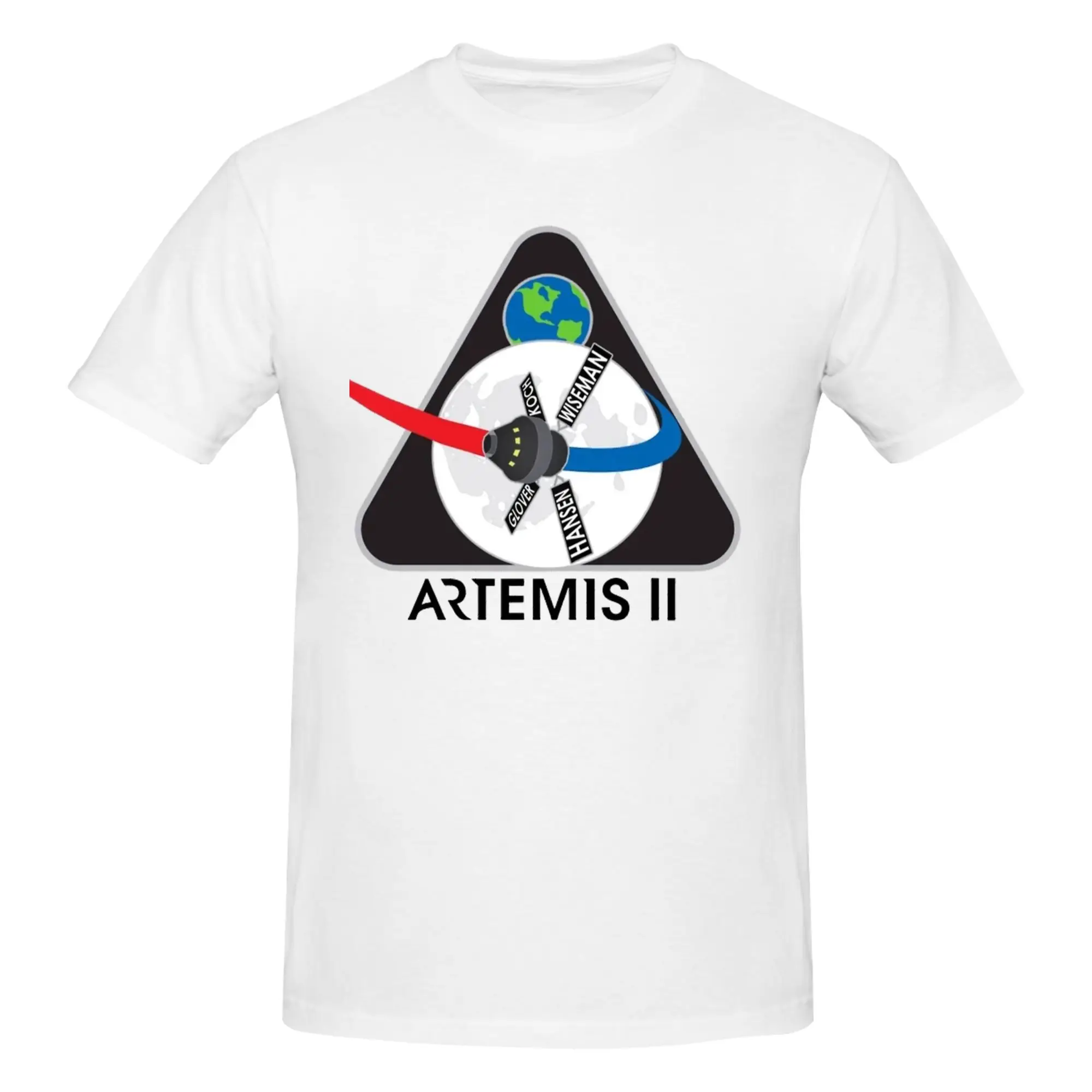 Camiseta 100% de algodón con diseño de Deep Space Novelty, camisetas Moonfall Artemis para hombre, 1 pieza
