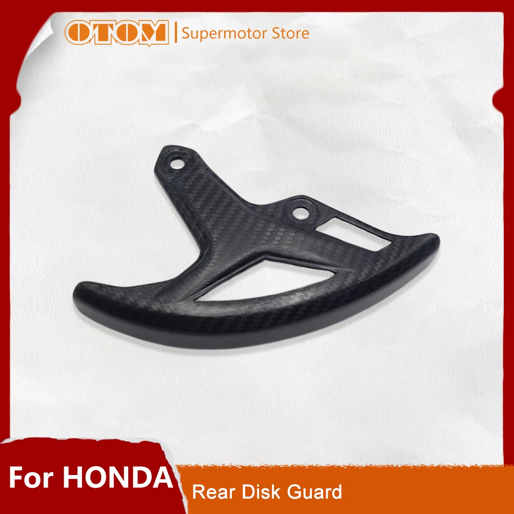 

Motorcycle Accessories Carbon Fiber Rear Brake Disc Guard Cover For HONDA CR125 CR250 CRF250R CRF250X CRF450R CRF450X Pit Bikes