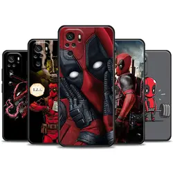 Phone Case For Xiaomi Redmi Note 11 10 9 8 Pro 7 8T 9T 9S 11S Soft Cover Deadpool Marvel Hero For Redmi 8Pro 10Pro Coque