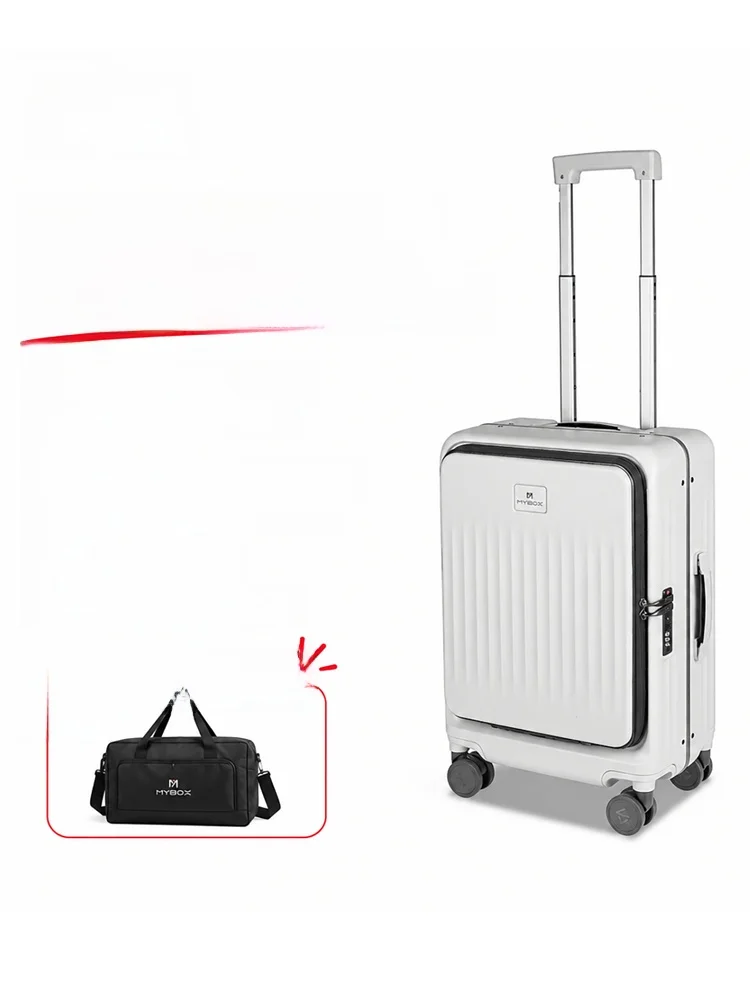 mybox-shock-absorption-large-capacity-business-travel-suitcase-side-open-expandable-aluminum-alloy-handle-carry-on-luggage