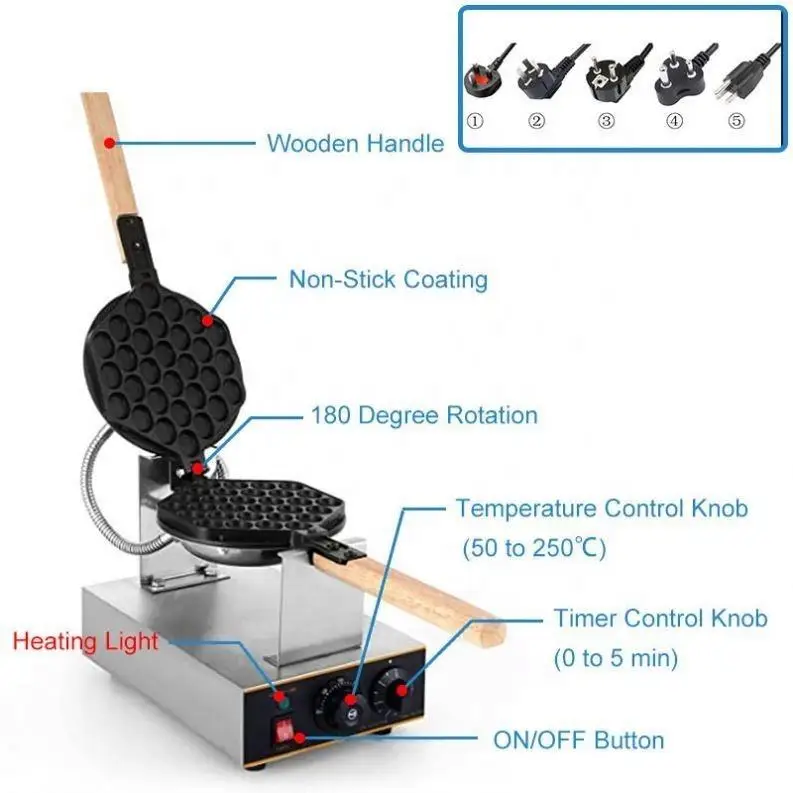 Factory Price Grain Processing Machine  Industrial Double Pan Waffle Machine Waffle Maker