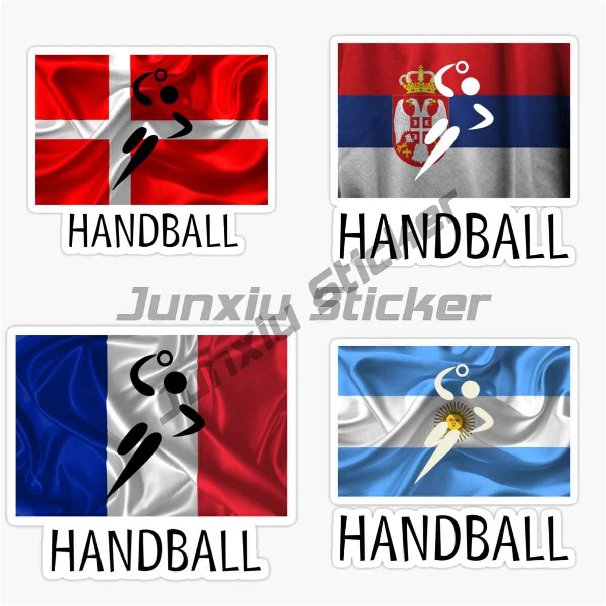 HANDBALL Sports Argentina Denmark Serbia France Country Motorcycle Laptop Truck Camper Bicycle Waterproof PVC Decal Accessories