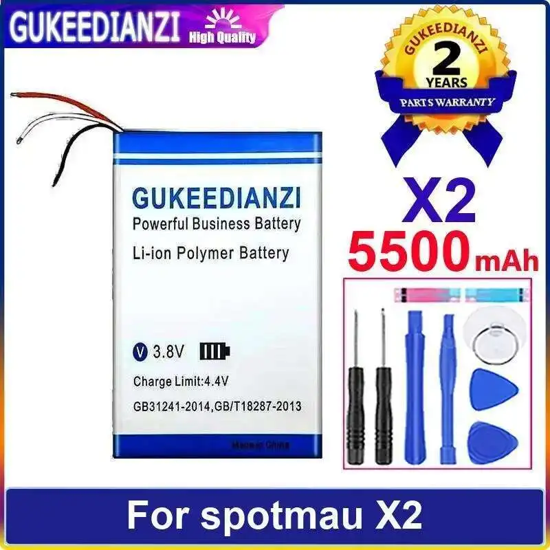 

Инструмент для восстановления данных, аккумулятор 5500 мАч для Spotmau X2, высокая эффективность