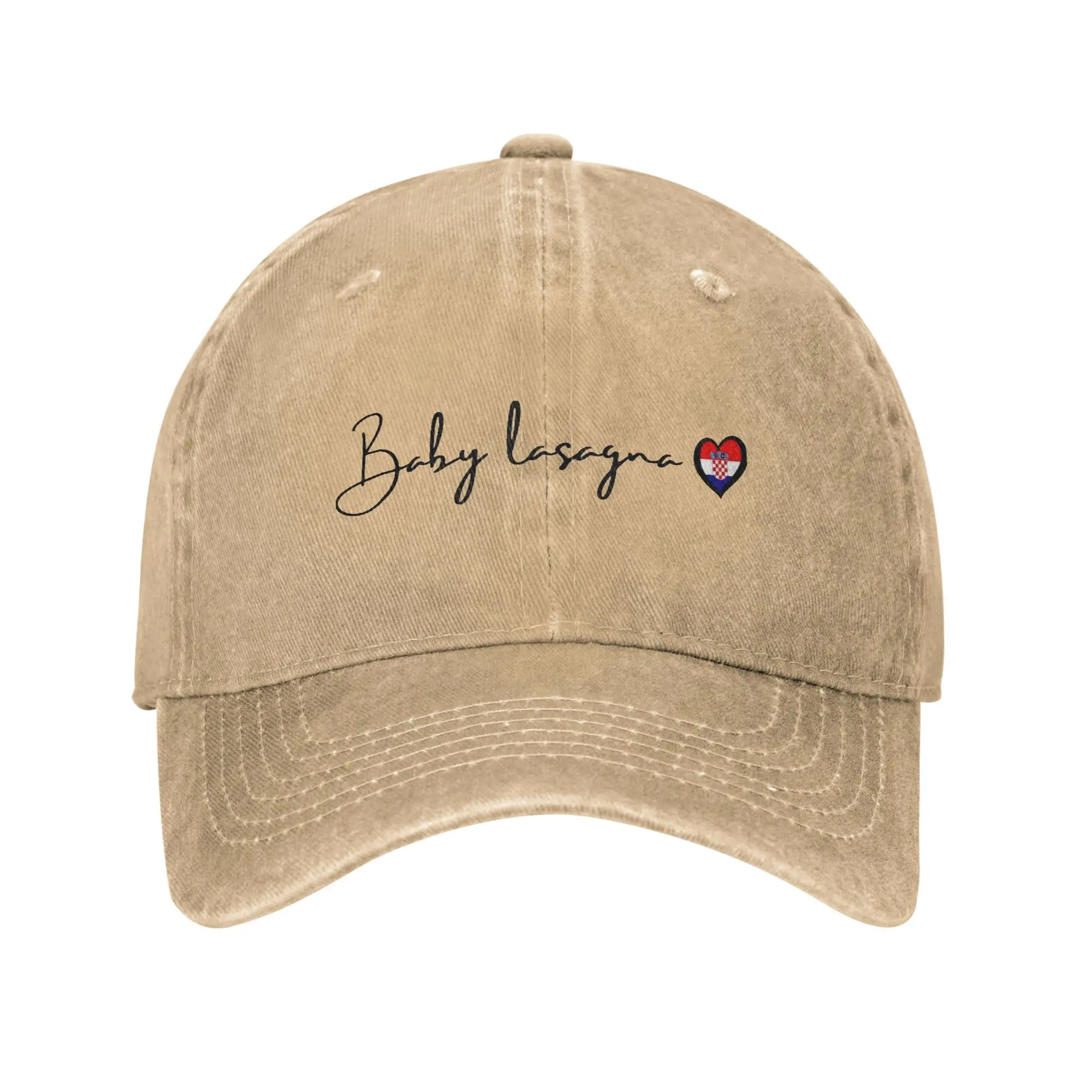 Gorras de béisbol clásicas Baby Lasagna Eurovision Song para hombres y mujeres, sombreros de mezclilla desgastados, sombreros de regalo para viajes al aire libre