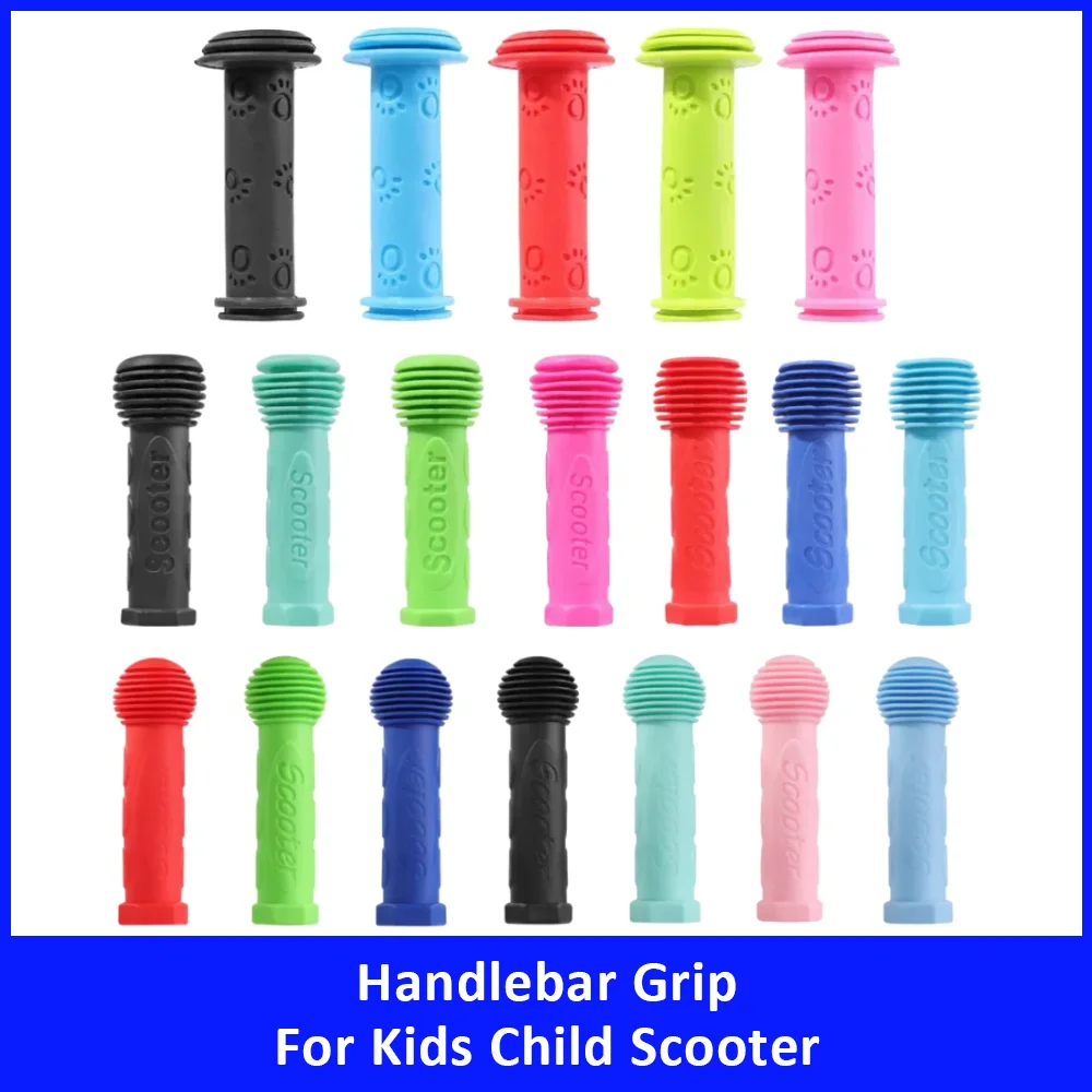 Anti‑skid Rubber Handlebar Grips Cover for Kids Child Scooter Bicycle Tricycle Skateboard Bike Non‑slip Handle Grips Accessories