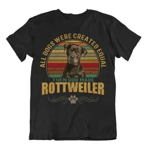 Rottweiler Cane Carino Regalo Animali Amanti Migliore Amico Vintage T-Shirt