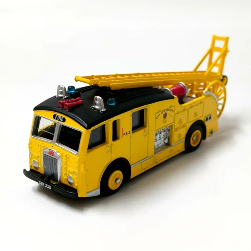 Corgi em massa escala 1:76 Dennis F12 modelo de carro de liga de motor de bombeiros coleção estática decorada presentes de feriado brinquedos lembrança presente