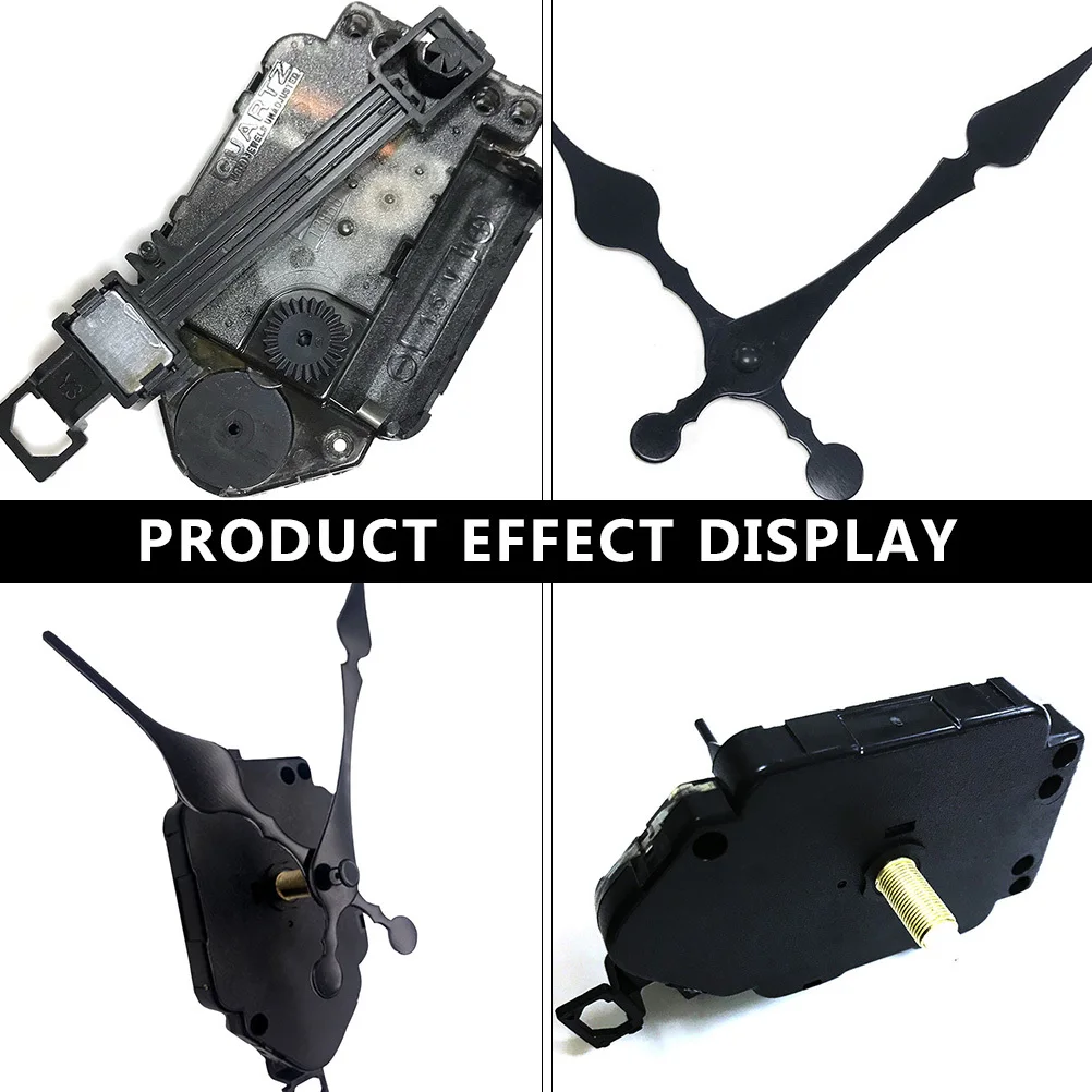 

1 Set Long Shaft Movement Kit Silent Wall Clock Mechanism Replacement Durable Plastic Clock Parts Diy Repair Home Decor Supplies