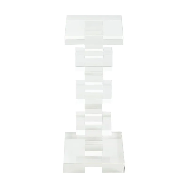 

Light luxury acrylic side table, living room crystal transparent sofa side table, simple