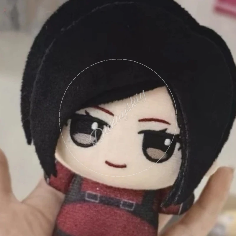 10cm Game RE Ada Wong 10cm Chibi Cotton Plush Figure Red Outfit Printed Body Keychain Backpack Pendants Halloween Birthday Gifts - view 2