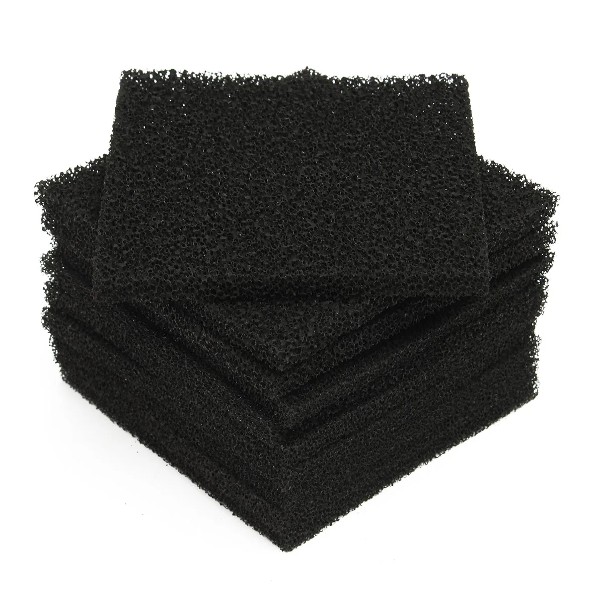 10pcs/set Activated Carbon Filter Sponge For 493 Solder Smoke Absorber ESD Fume Extractor 128x128mm Square Shaped Filters