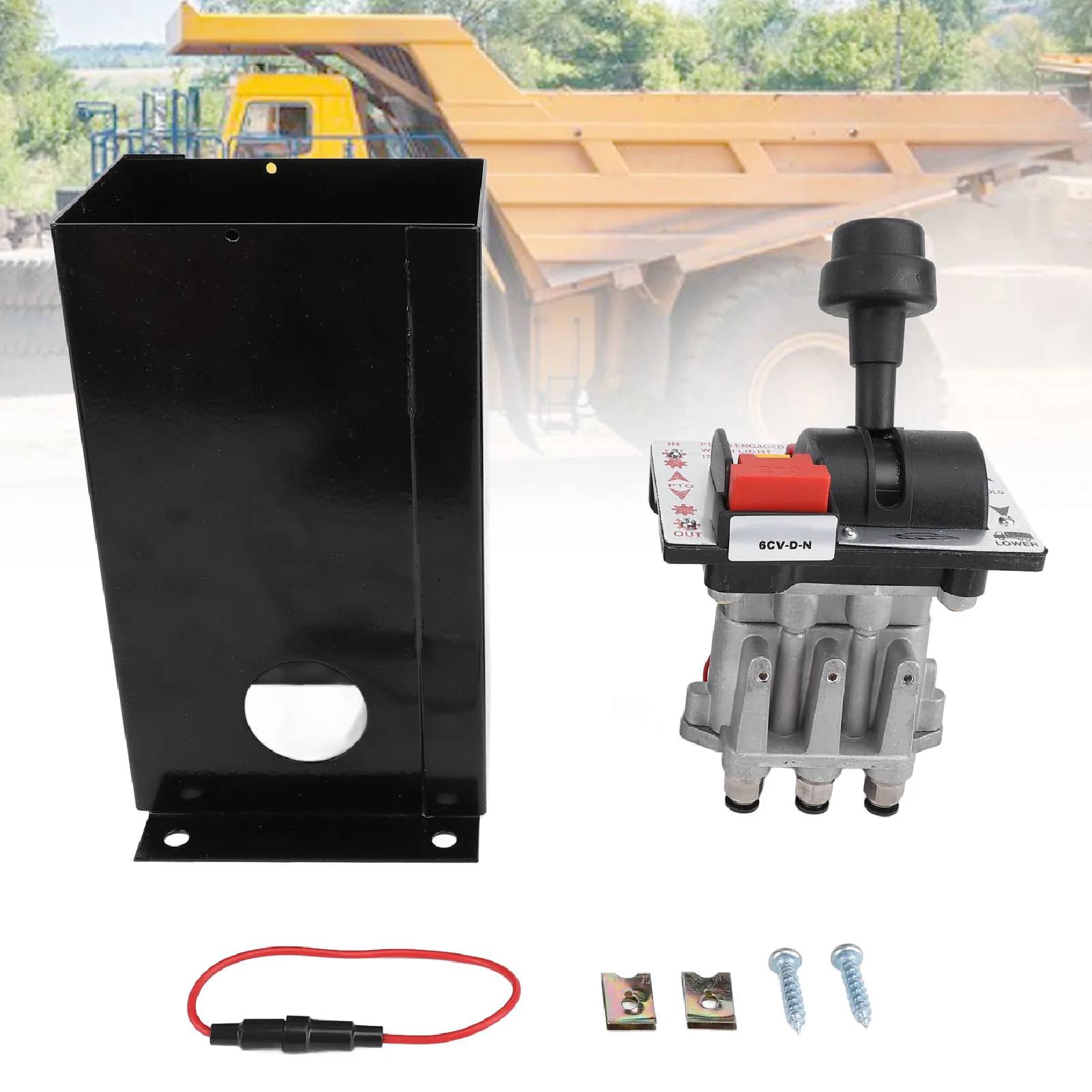 

Control Valve with PTO Improve Work Efficiency Quick Response Dump Truck PTO Control 4 Gear for Hydraulic System