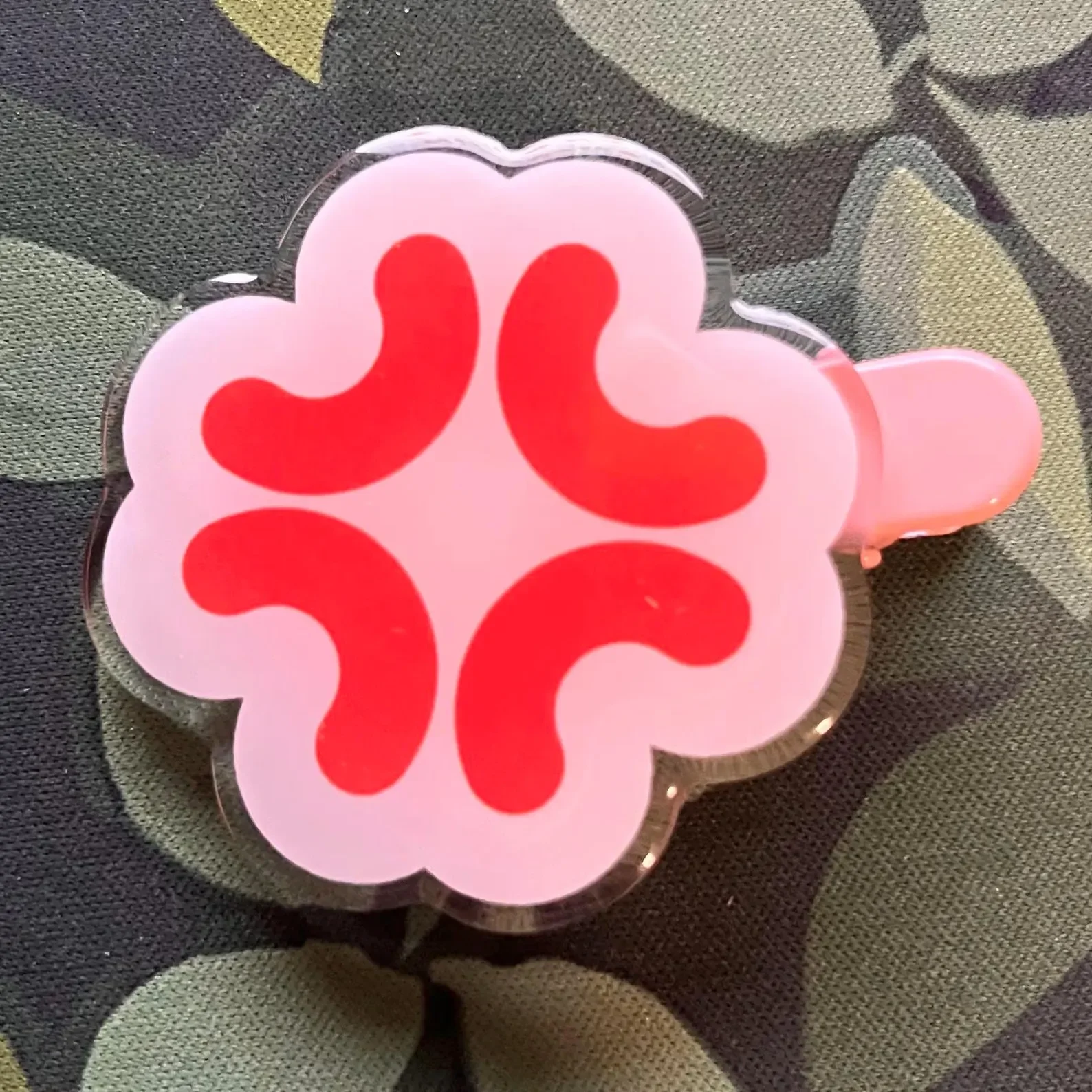 Crossing Emotion Cartoon Acrylic Hair Clips Cute Hair Barrettes Cosplay Accessory Girls Hair Decor Game Fans Collectible Gift