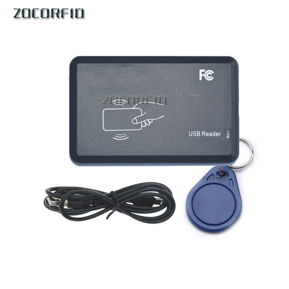 USB virtual COM(RS232) port 13.56MHZ częstotliwość czytnik RFID/czytnik kart NFC M1 + 1 karta