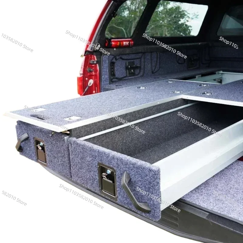 Suitable for four-wheel drive car drawer system 4x4 car storage drawer double drawer