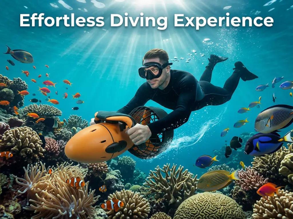 Hot Sale 300W Water Sport Product Underwater Propulsion Submersible Devices Water Bicycle Sea Scooters Swimming & Diving
