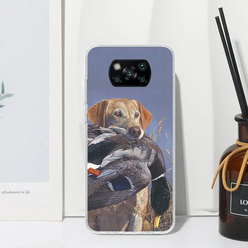 Hunter Dog Hunting Phone Case For Xiaomi Poco X7 X6 X5 M7 M8 Pro F7 Ultra Redmi 15C 15 13C 13 12C 12 10 10C 10A Art Fundas Poco