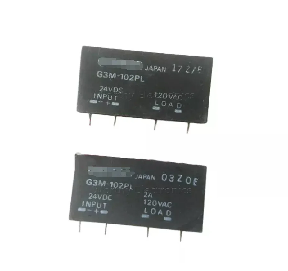 

Free Shipping 10PCS/LOT 24V 2A 4PIN Relay G3M-102PL