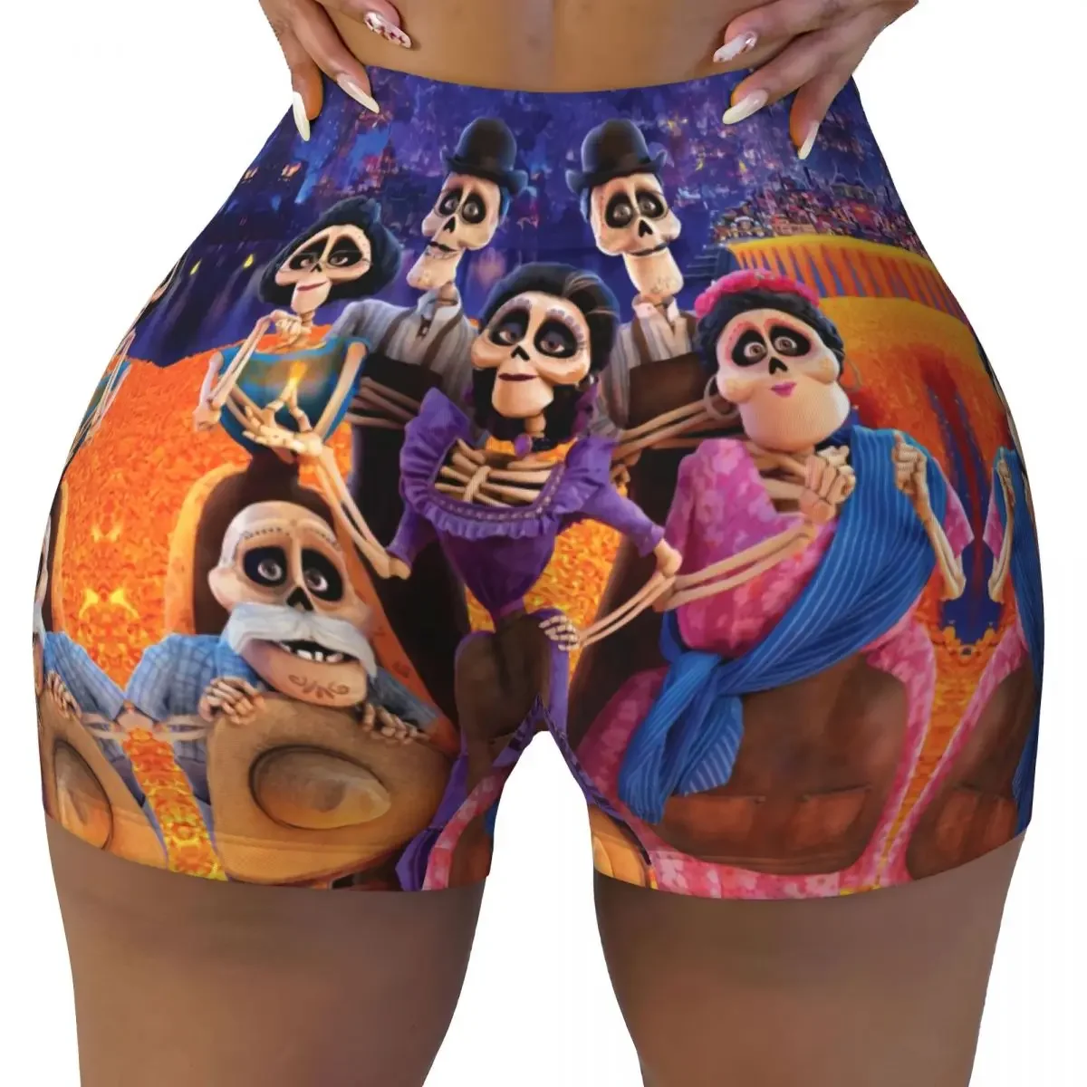 

Женские шорты для йоги Coco для тренировок на заказ, байкерские шорты для спортзала Miguel Rivera, волейбола