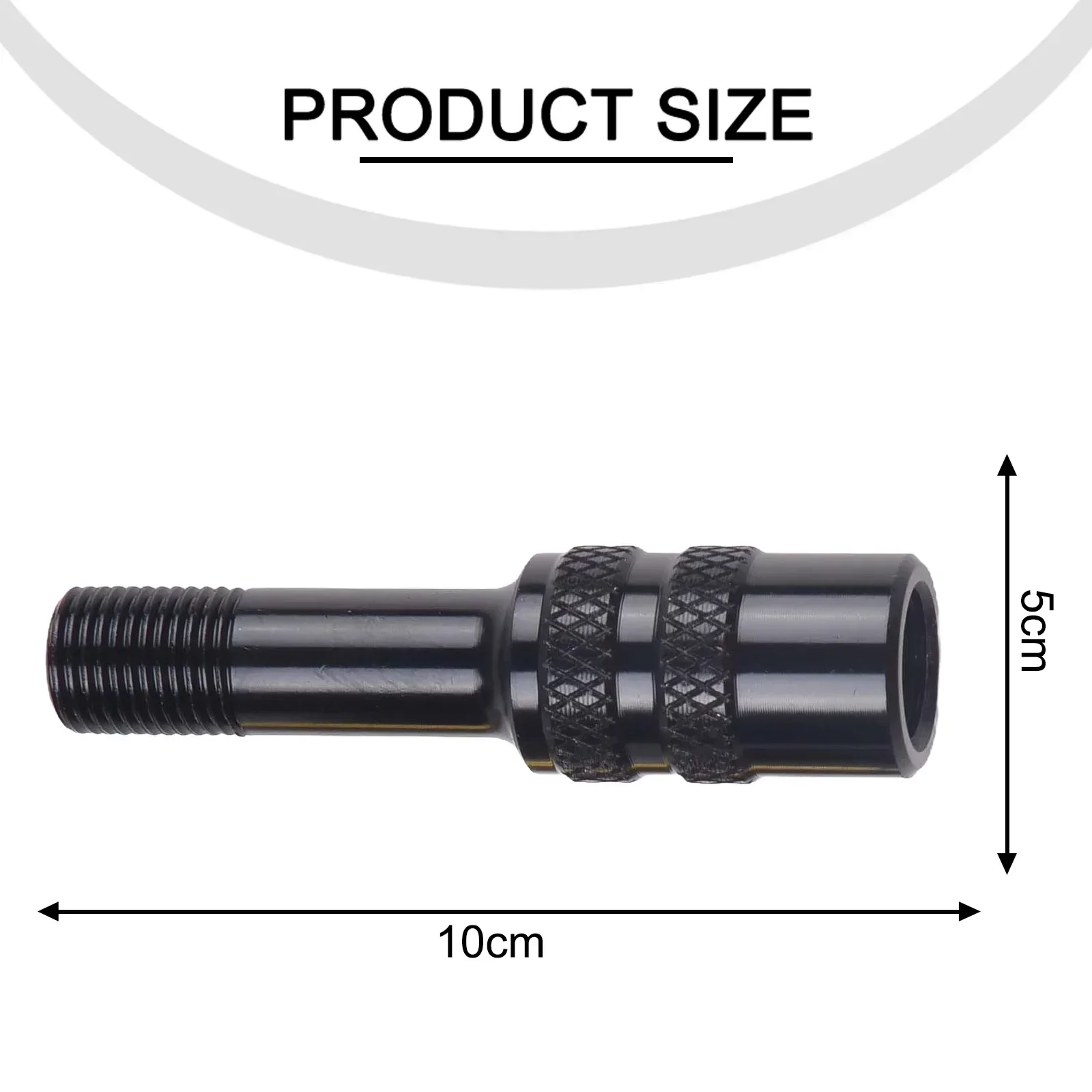 Adaptador de válvula de aleación de aluminio de alta resistencia, horquilla de aire, boquilla de conversión de extensión AV inflable, durabilidad duradera