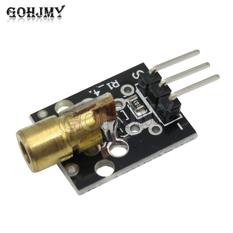 KY-008 3pin 650nm Red Laser Transmitter Dot Diode Copper Head Module GOHJMY