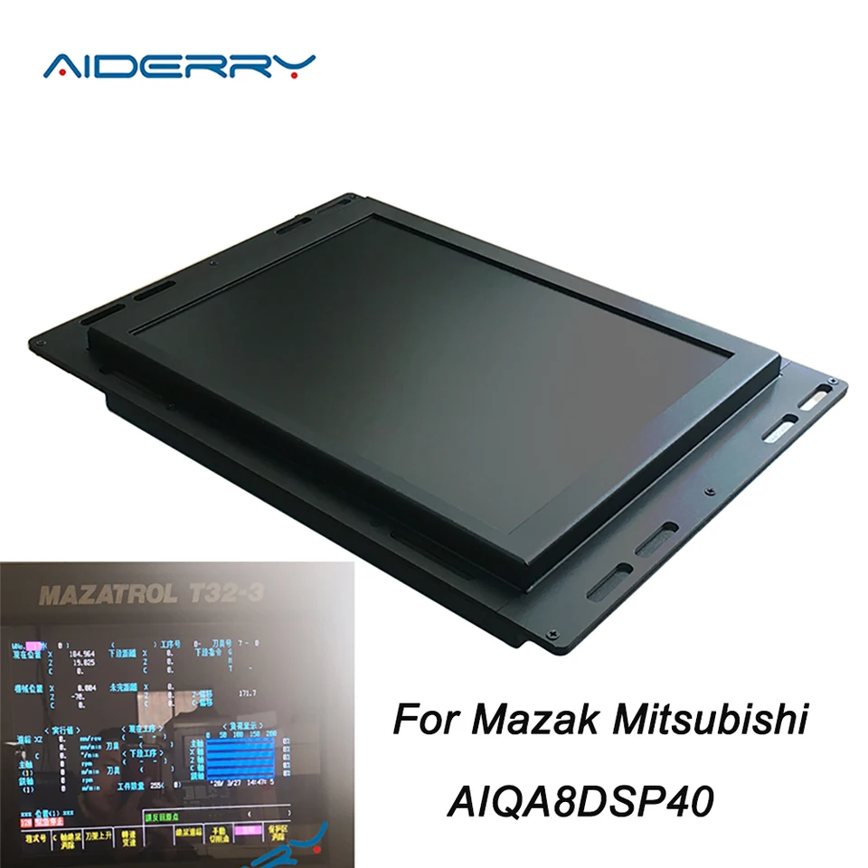 AIQA8DSP40 Compatible 14 Inch LCD Monitor Plug And Play For Mazak