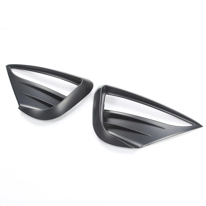 For Tesla Model Y 2021-2022 Car Fog Lamp Spoiler Blade Trim Protective Cover Woof Tooth Wind Knife Sticker Car Accessory