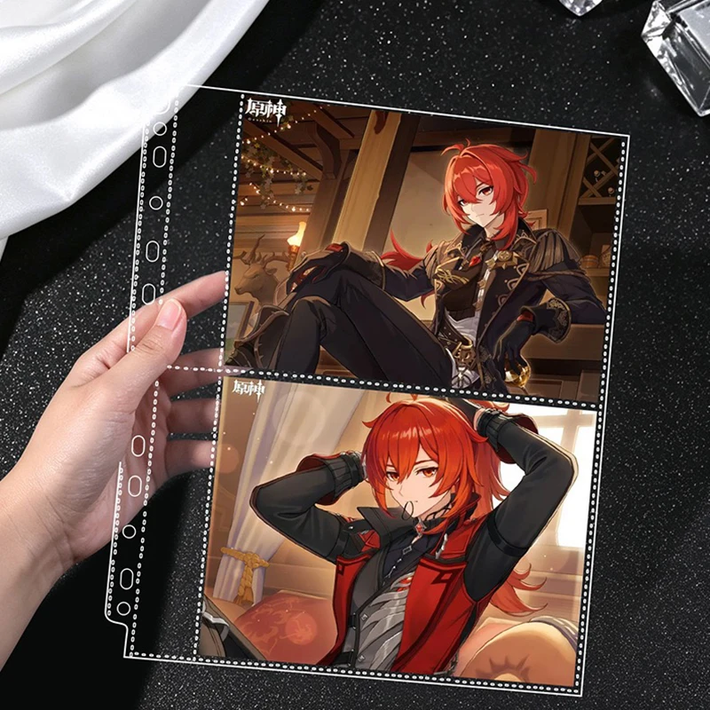 A4 Photocard Pages Top Loading Acid Free Photo Sleeves 5x7 4x6 8x10 inches Photo Album Refill Pages Postcards Collection Storage