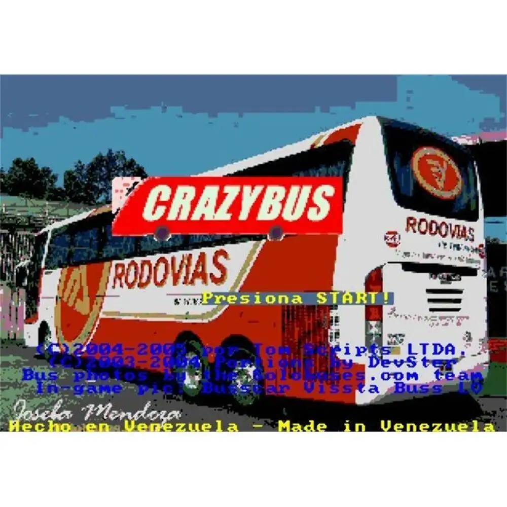 بطاقة الألعاب Crazy Bus Region Free 16Bit MD لمحرك Sega Mega لـ Genesis #1