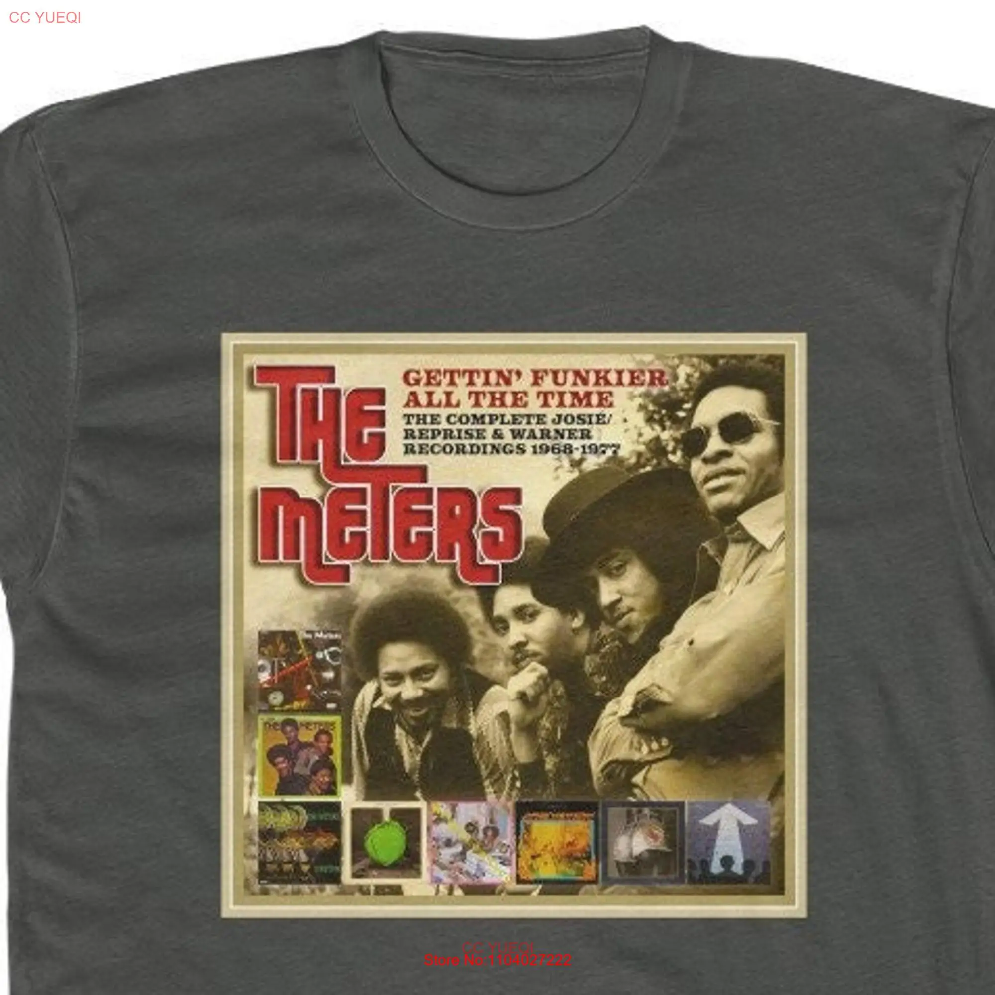 The Meters Band T Shirt New Orleans Funk Soul Rock Jazz Music lovers Concert and Festival ideas for him her Retro Vintage