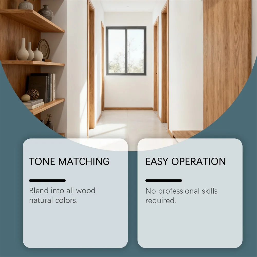 Floor Surfaces Restorer Brightener Protecting Against Scratches Wear. Sparkling Clean Living Room
