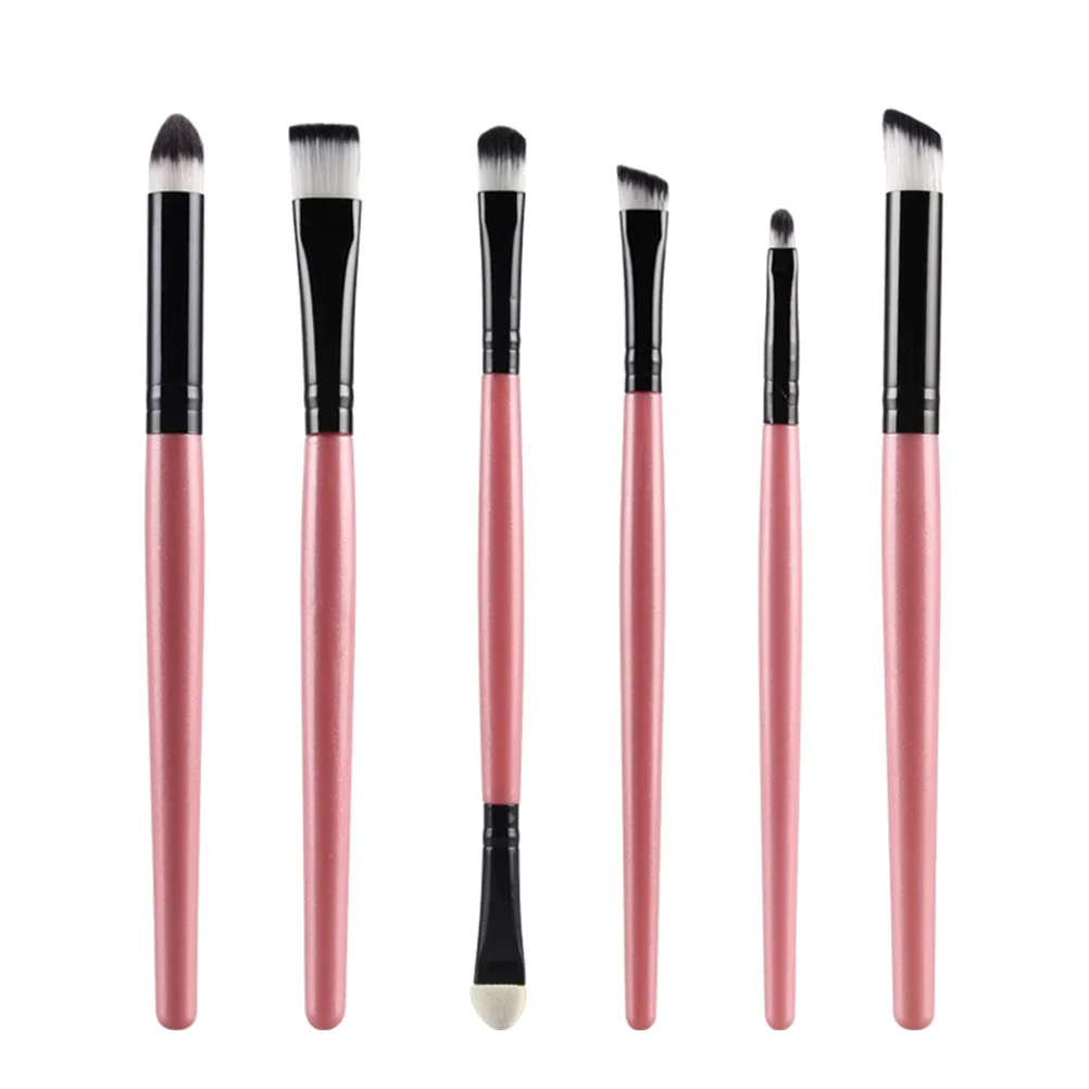 6pc Set Premium For Woman Set Brush Kit Professional Makeup Tools Professional Makeup Brush Pink Black