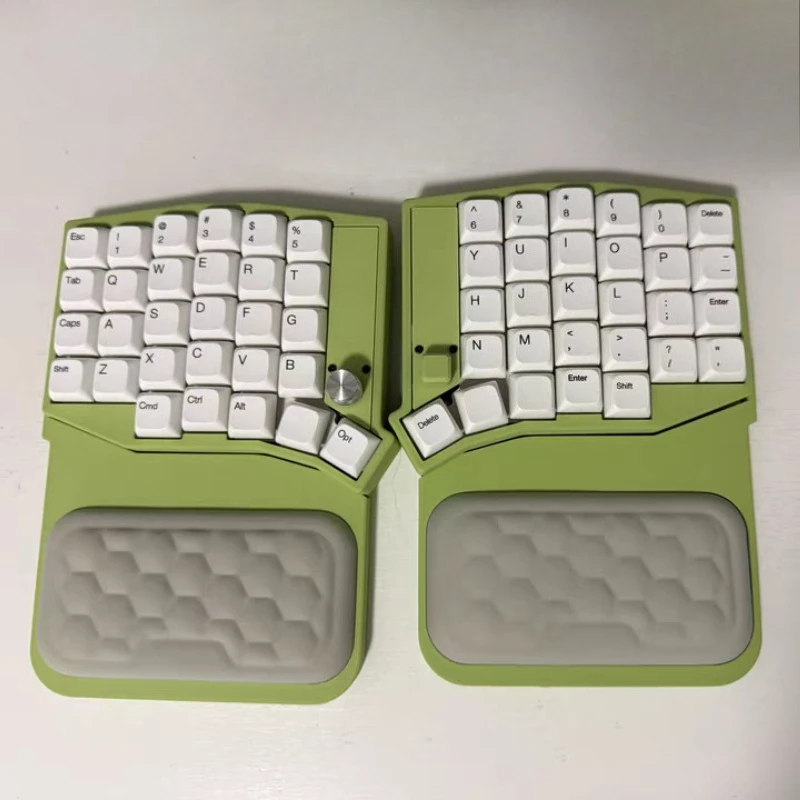 Sofle Keyboard Kit Wired 3D Printing Gaming Keyboard Custom VIA RGB Ergonomics Mechanical Keyboard with  Wrist Rest/knob/screen