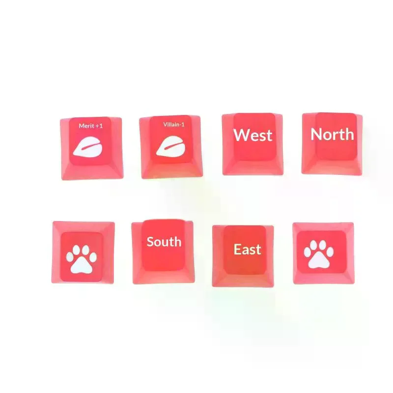 Chinese Culture Translucent Keycaps For Mechanical Keyboard ABS Direction Keys Best Choice For Game Typing Computer Work