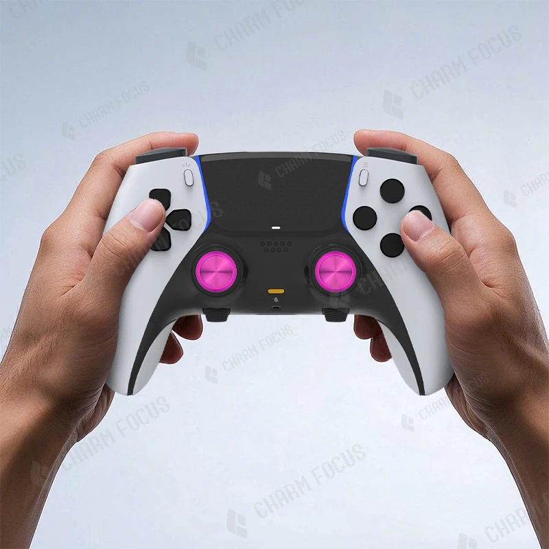 Metal Thumb Stick Accessory Kit for PS5 Dualsense Edge Controller, Custom Metal Analog Stick Joystick, Controller Not Included