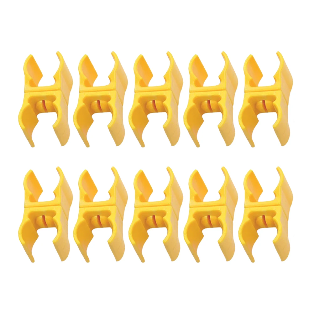 

10pcs Football Training Cones Adjustable Clips for Soccer Drills Agility Reusable Buckle Sports Fitness Accessories