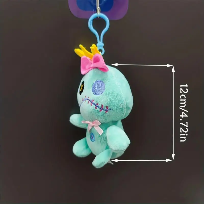LLavero de peluche de punto de dibujos animados para niños, muñeca, mochila, colgante, pantalones para amantes, juguete de peluche colgante, regalo de cumpleaños para niño