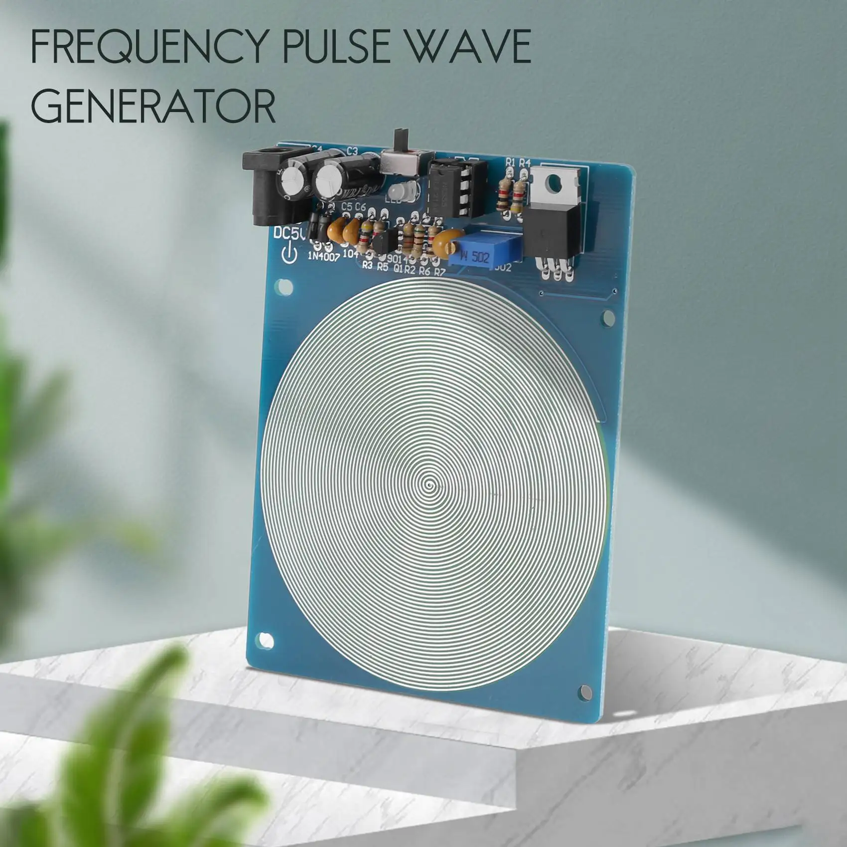 Dc 5V 7.83Hz Precision Resonance Ultra-Low Frequency Pulse Wave Generator Audio Resonator