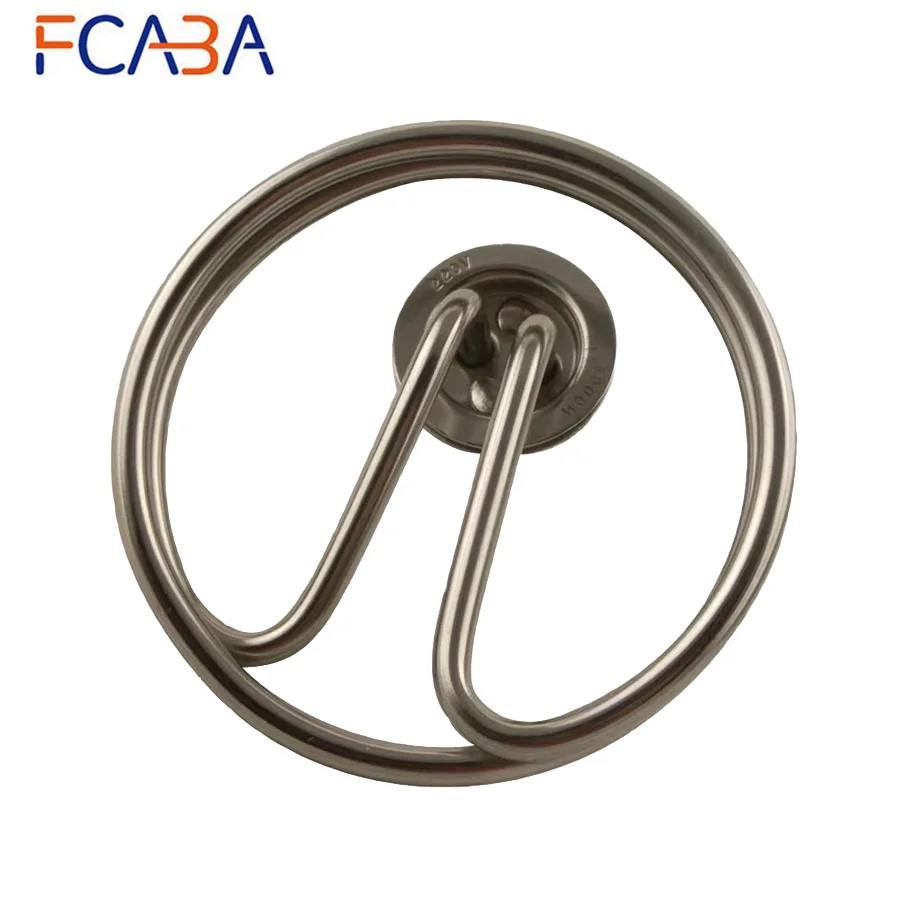 FCABA Round Shaped Stainless Steel Heating Tube Element  Electric Water Heater Pipe for Water Heating