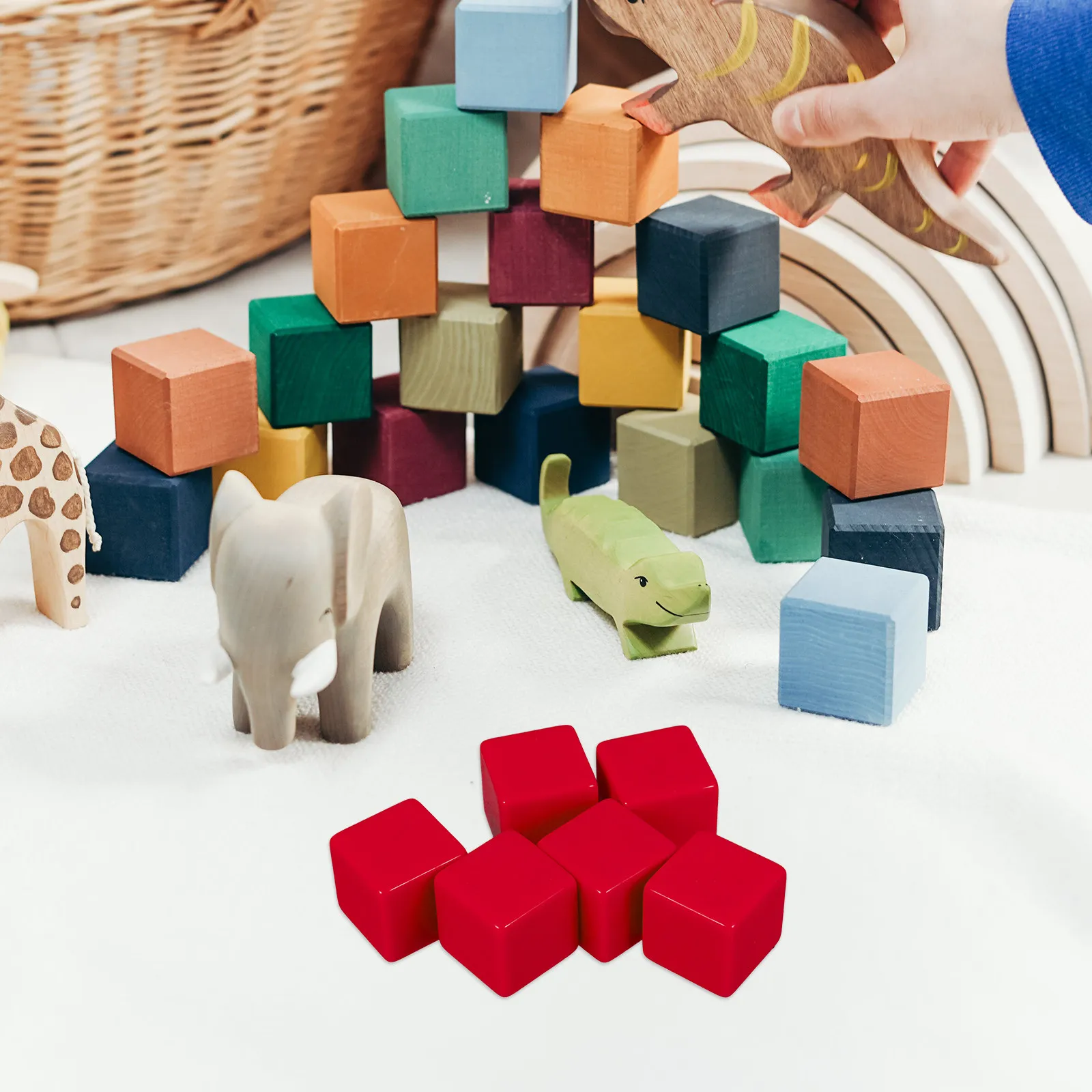 

Набор из 6 пустых пластиковых кубиков 30 мм для записей, большие, для игр, обучения, развивающие пособия, карманные кубики, для словесных шуток