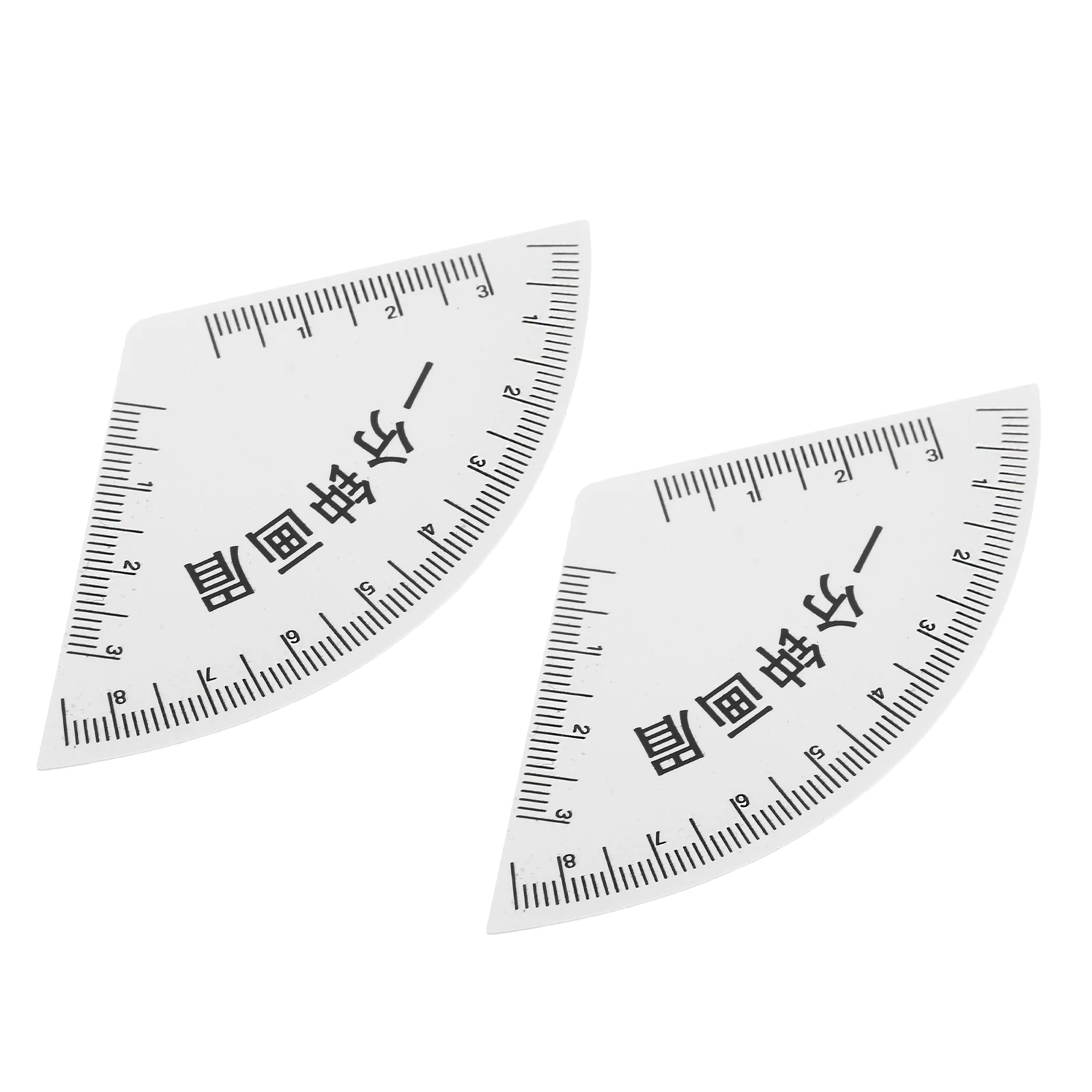 

2pcs Pvc Eyebrow Drawing Rulers Brow Symmetry Shaping Stencil Measurement Mapping Guide Tool For Makeup Artists Precise