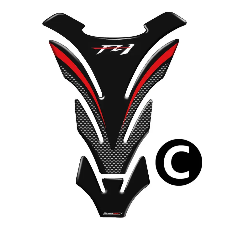 Motorcycle Gel Fuel Oil Tank Pad Fish Bone Protector Racing Sticker Tank Cap Cover For Yamaha FZ1 FZ1N FZ1S FZ1F FAZER FZ01 view 3