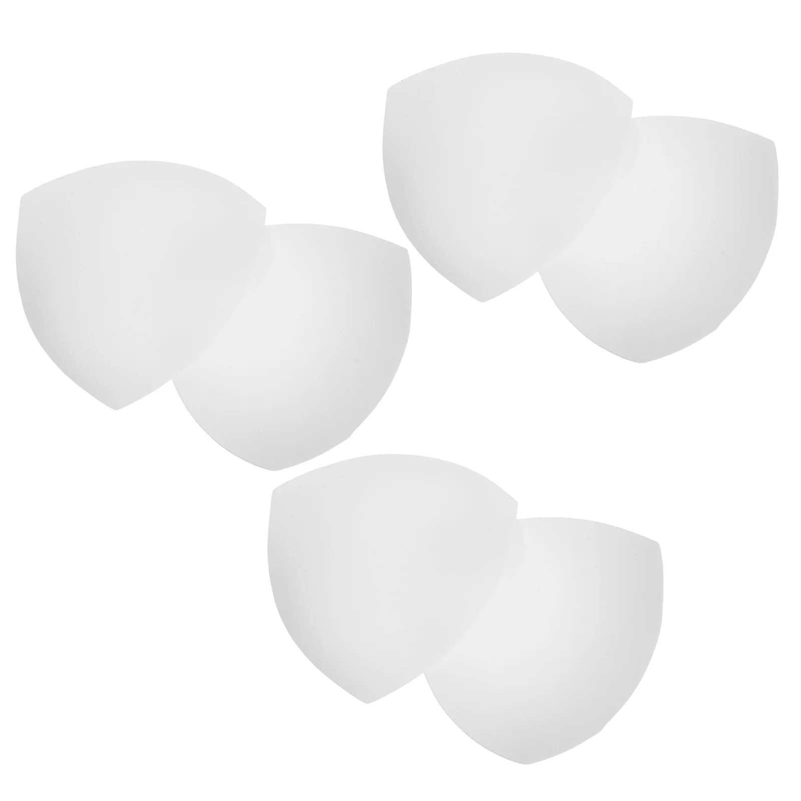 

3 Pairs Inserts Pads Wireless Eco Friendly Comfortable Material A Cup Visible Bra Inserts Lift Sports Padding