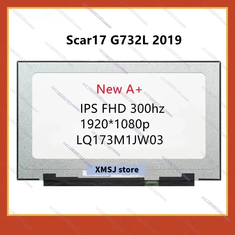 Novo laptop a + lcd/tela led/display para asus rog 4plus strix cicatriz 17 g732l 2019 b173han05.1 LP173WFG-SPV3 lq173m1jw03 fhd 300hz