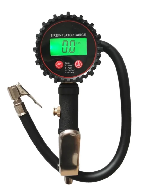 Tire pressure gauge KULAIPU digital display tire pressure gun 86008 electronic high-precision deflated tire pressure gauge