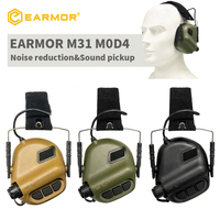 Earmor Original Tactical Headset M31 MOD4 Military Air Gun Shooting Earmuffs Anti-noise Headphone Electronic Aviation Headsets